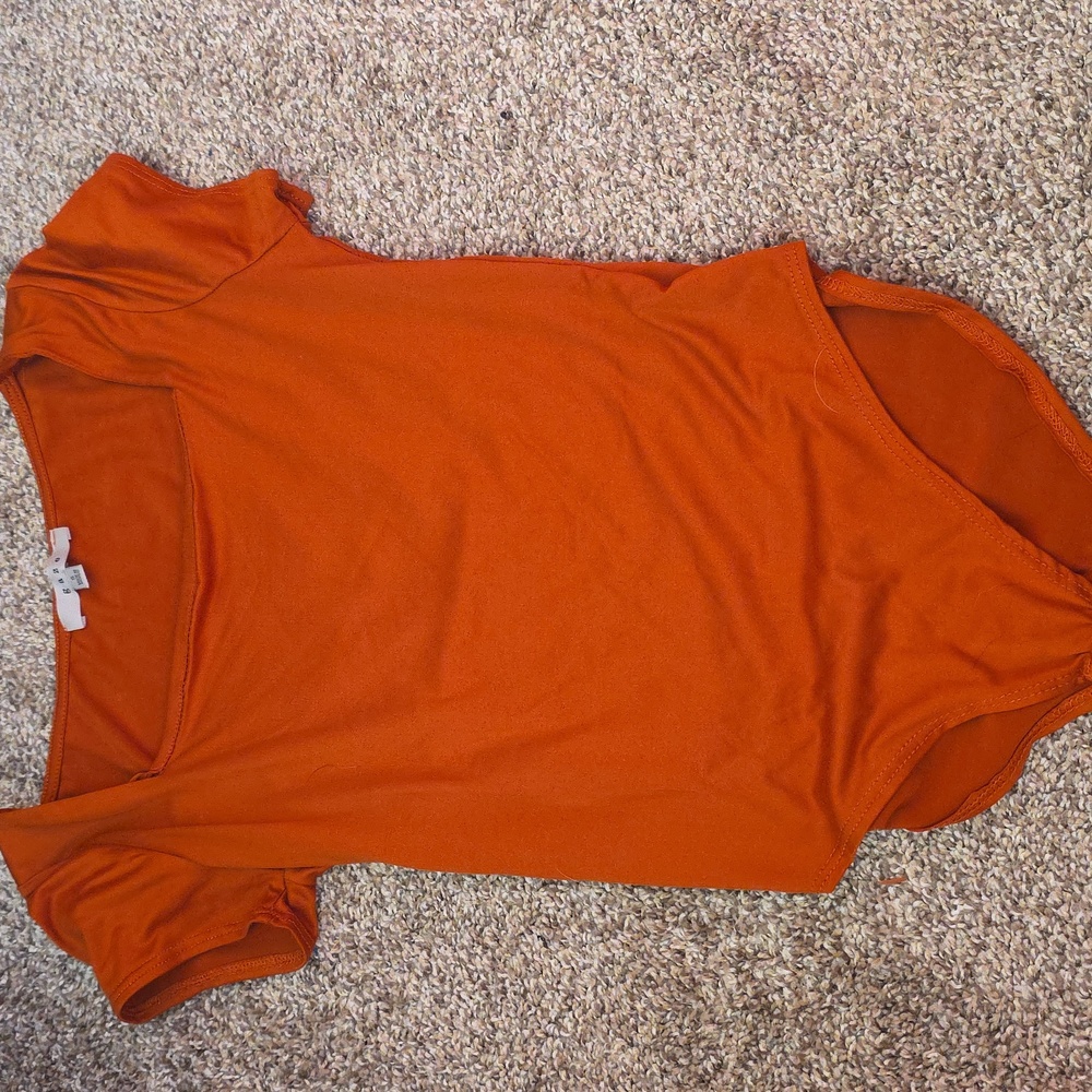 Orange Bodysuit Tee